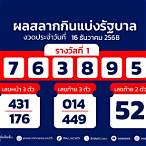 ตรวจหวยงวดที่ 1